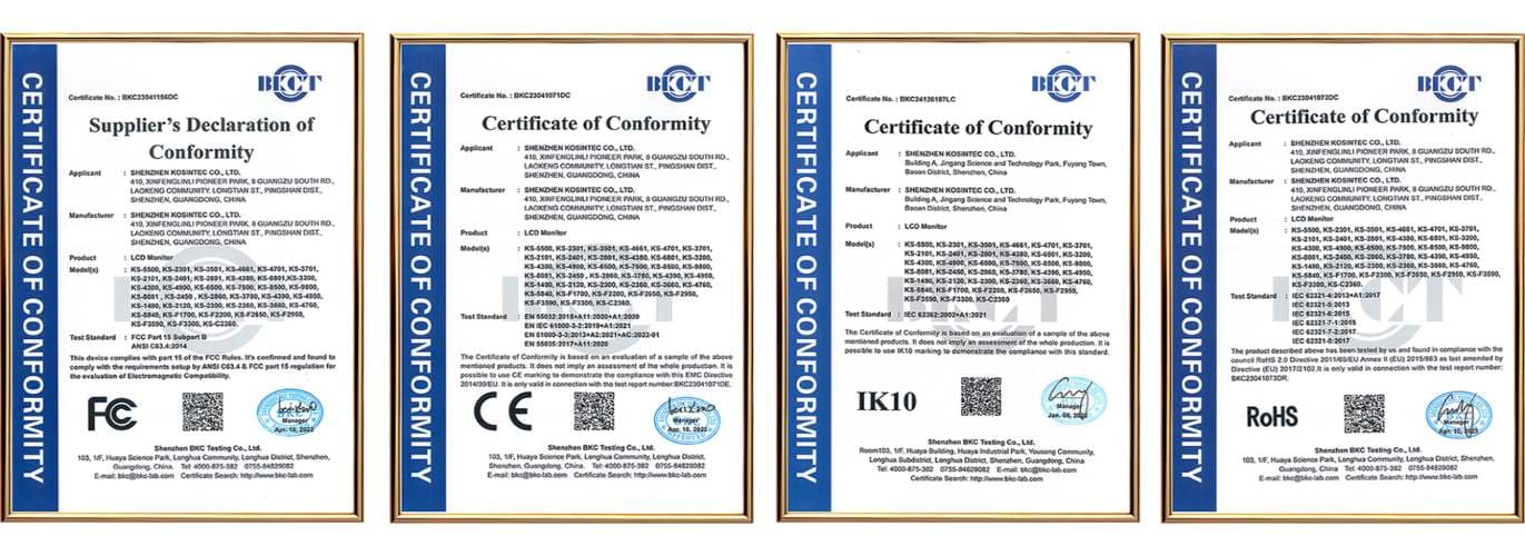 quality control certificate of Kosintec.jpg