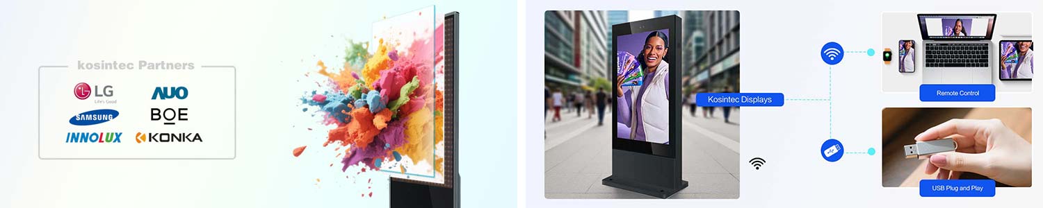 Digital signage kiosk software