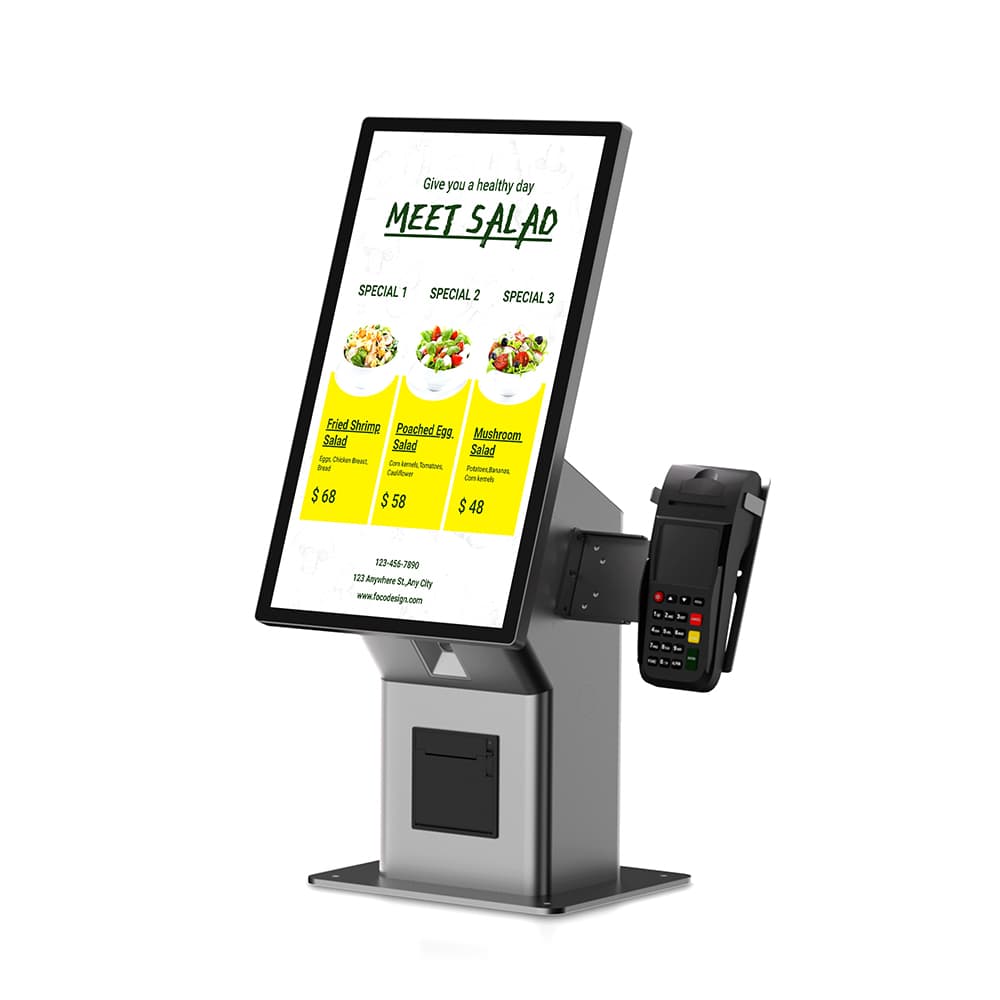 Hardware Specifications & Durability of Food Ordering Kiosk