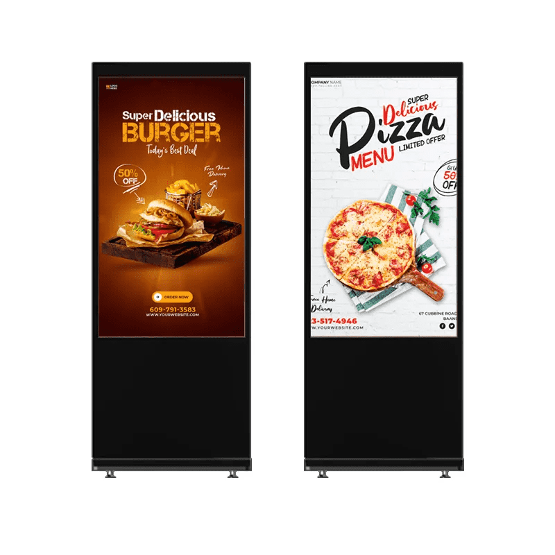 1080p Free Standing Digital Signage 32 Inch LCD Advertising Display