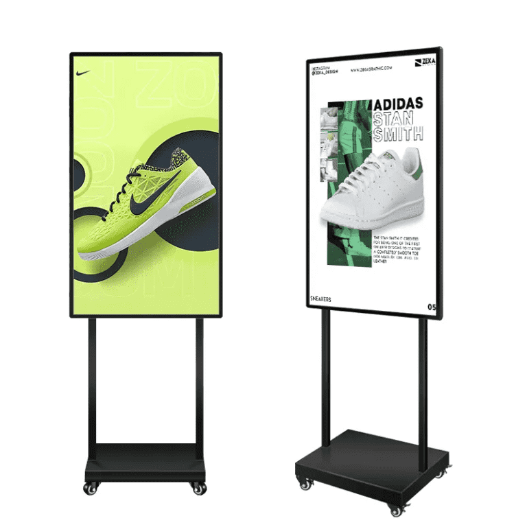 1080p Free Standing Digital Signage 32 Inch LCD Advertising Display