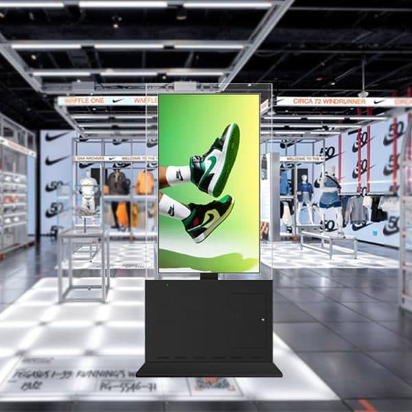Ultra Thin 43 inch LCD Advertising Kiosk Double Side