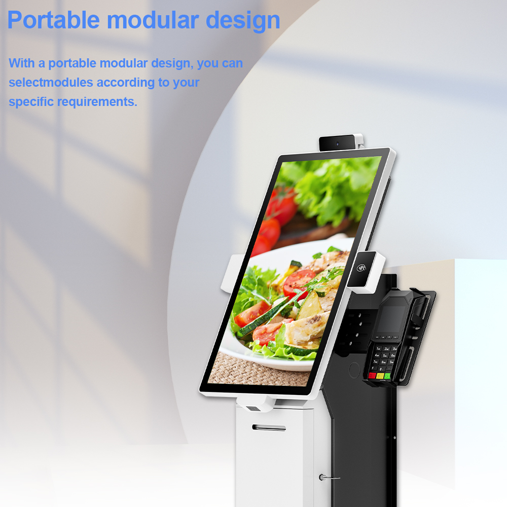 Self Service Touch Screen Ordering System with SDK 10 Point Capacitive Touch I5 Processor for Fast Food Restaurants