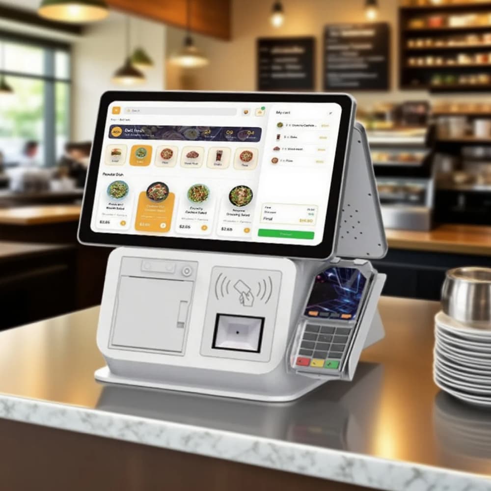 21.5 Inch Dsektop Self Order Kiosk Applications