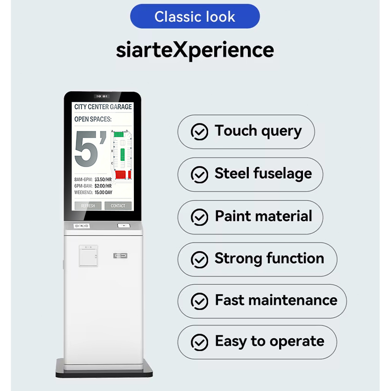 21.5-Inch Windows Touch Screen Restaurant Payment Terminal Optional QR Code Scanner and Barcode Reader for Shopping Mall Kiosks