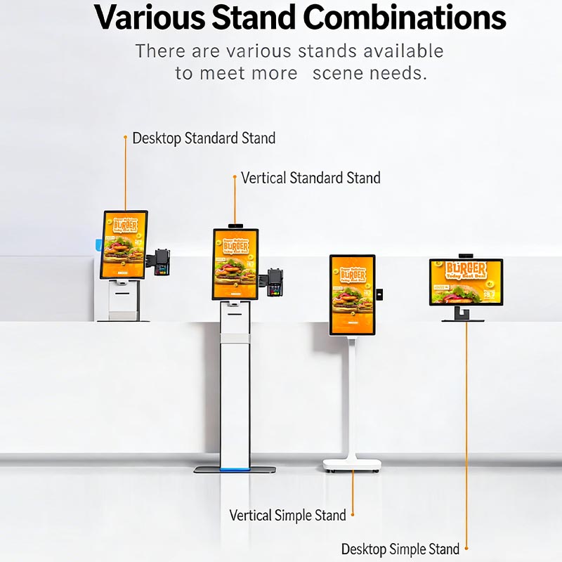 Multi-Functional Self-Service Kiosk: Versatile Stand Combinations, Humanized Design & Strong Compatibility for Diverse Business Scenarios