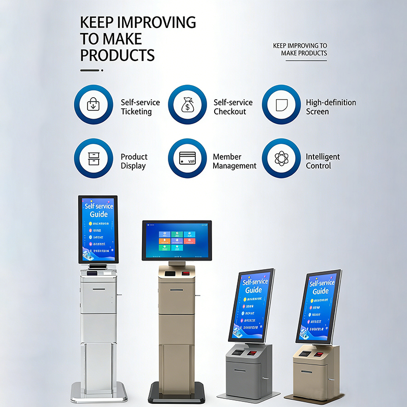 Unmanned Self-Service Ticketing & Checkout Terminal: HD Capacitive Screen, Multi-Payment Support & Cloud Data Sync for Efficient Venue Operations