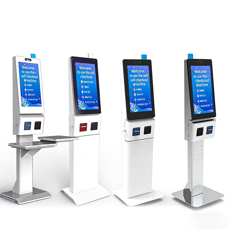 Self-Service Checkout Kiosk: HD Capacitive Screen, Multi-Payment (Face/QR) & Cloud Data Sync for Retail/F&B Operational Efficiency