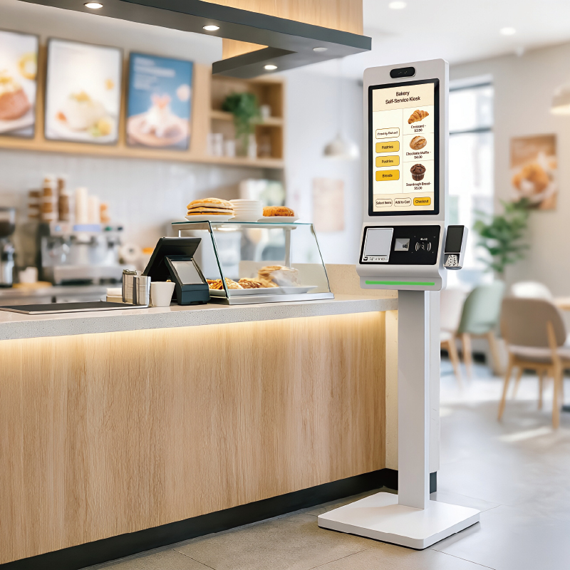 Industrial-Grade Self-Ordering Kiosk for QSR & Fast-Casual Restaurants