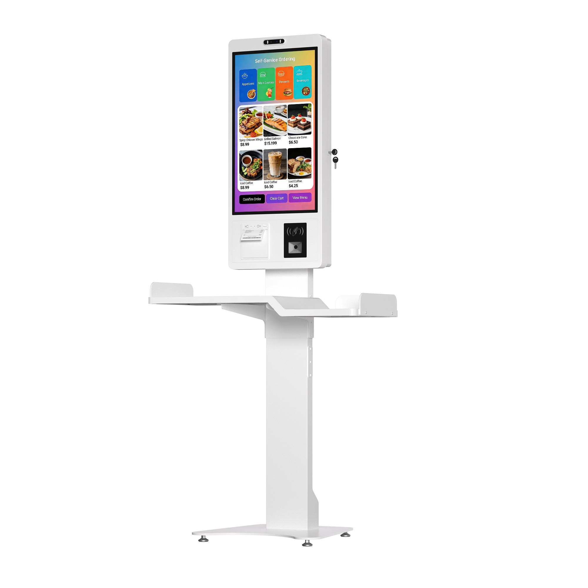 custom All-in-One Self-Service Touch Kiosk: Order, Pay & Print in One Device online