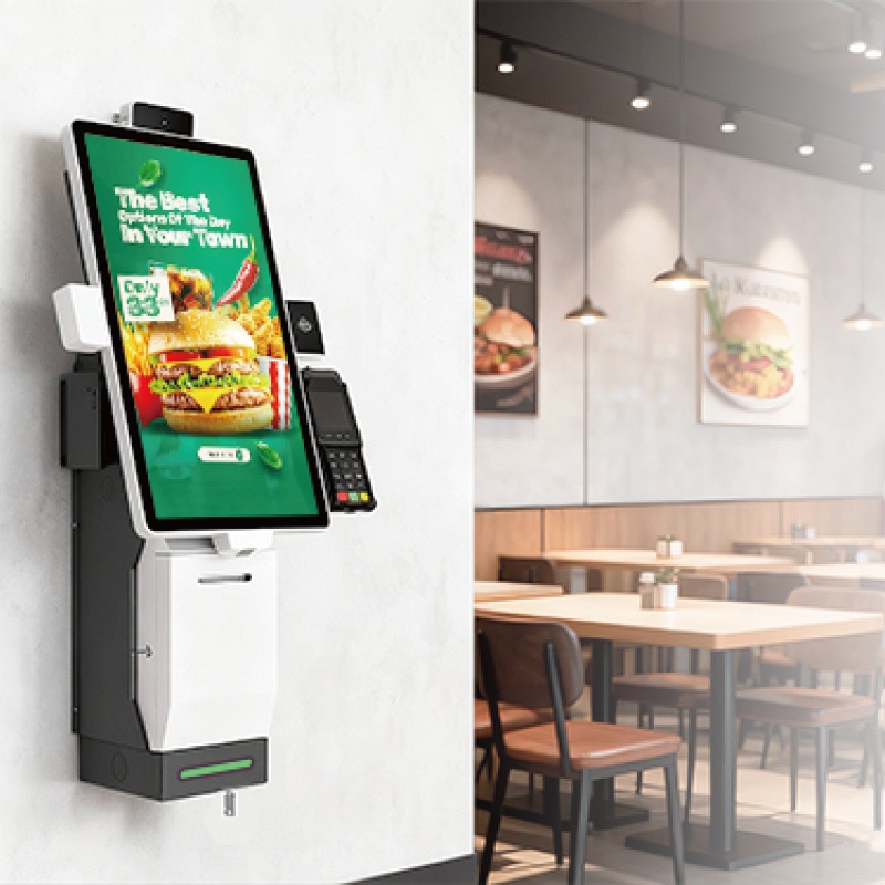 All-in-One Self Ordering Touch Kiosk for Restaurants: Order, Queue, Pay & Manage Products