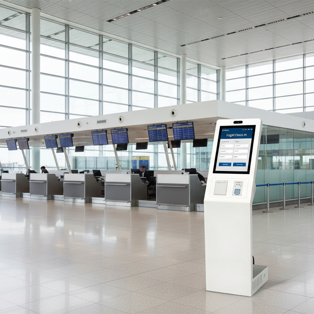 Secure Information Touch Screen Kiosk