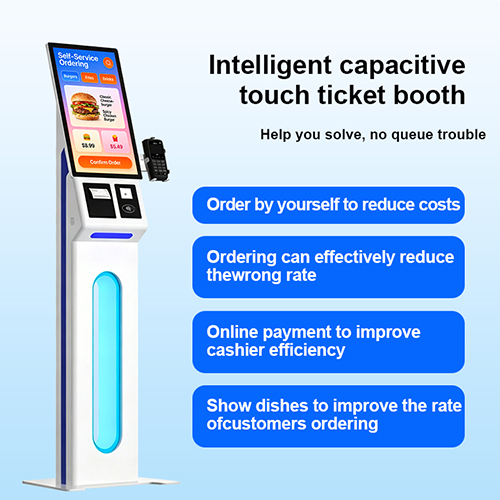 Premium Fine Dining Self Order Kiosk with Multi-Language & Loyalty System