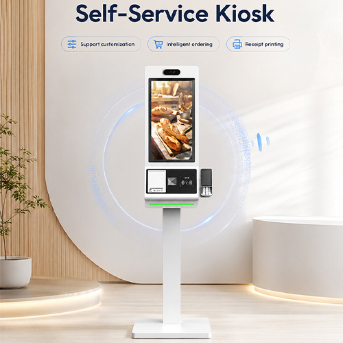 Anti-Oil Fast Food Self Order Kiosk with Auto Upsell & Drive-Thru Order Sync