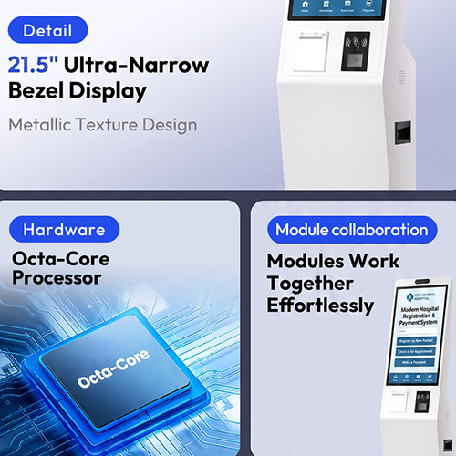 Multi-Function Government Public Service Self Service Kiosk with Queue Ticket Printer