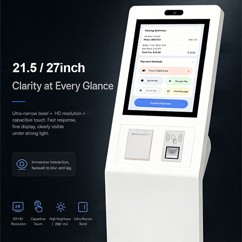 Transit Passenger Self-Service Kiosk with Ticket Printing & Terminal Navigation Function